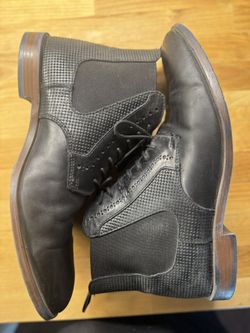 Stacy Adams Rupert Black Boots Size 9