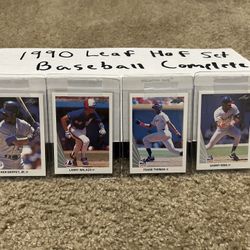 1990 Leaf HOF Baseball Complete Set