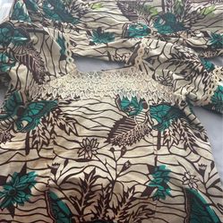 3 Pc Kaftan Dress(top, Skirt and Scarf)