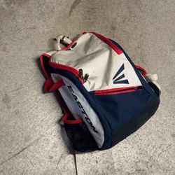 Easton Baseball Backpack bag pack Navy Red White little league Junior Aa aaa kids youth