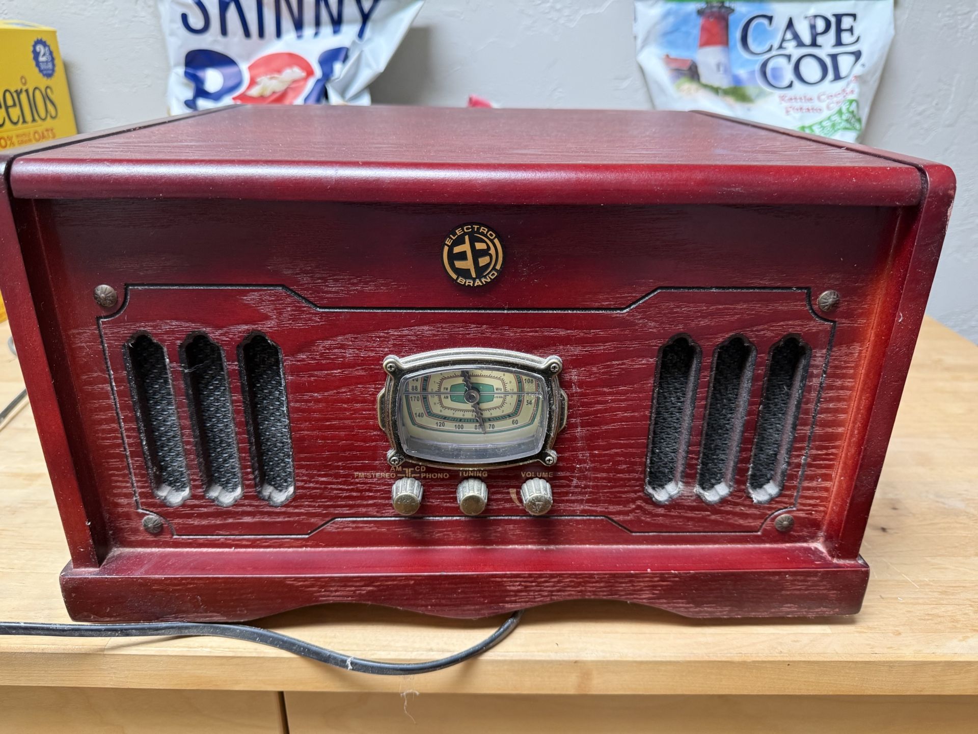 Vintage Vinyl Record Player