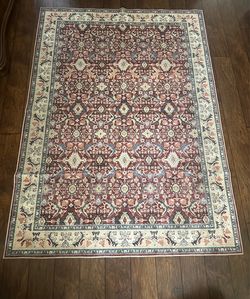 Bohemian style area rug