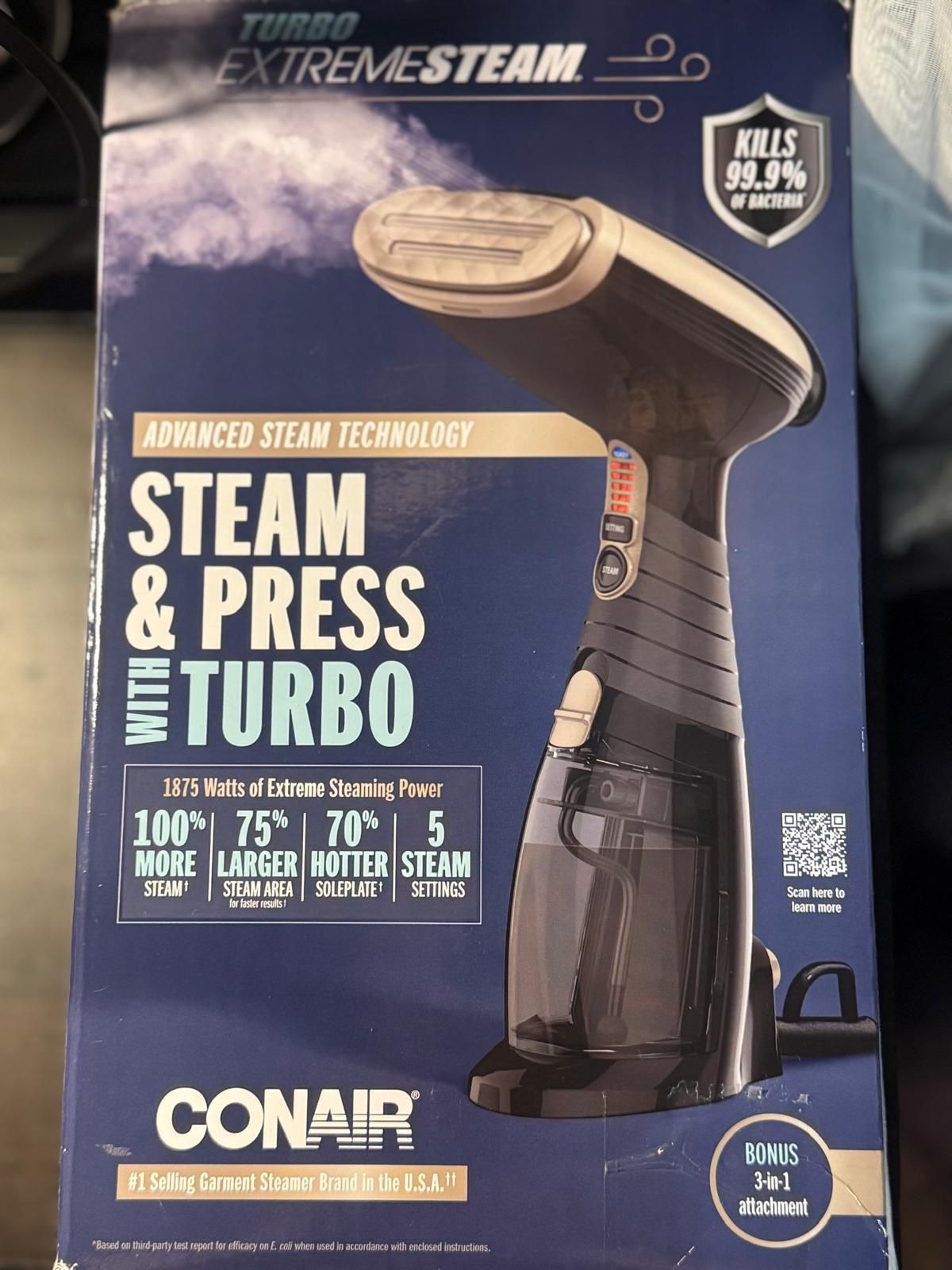 Conair Handheld Garment Steamer for Clothes + Mystery Gift 🎁