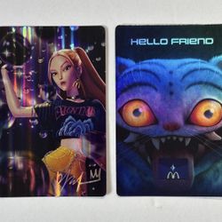 Kpop Demon Hunters McDonald’s Mira And Derpy Tiger Card