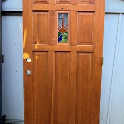 Wood Entry Door