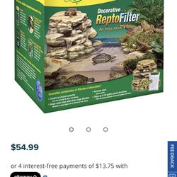 turtle filter/ basking rock