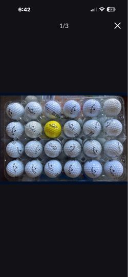 Used Callaway Practice Golf Balls but great condition .Moving... need a new owner. $10/24 balls