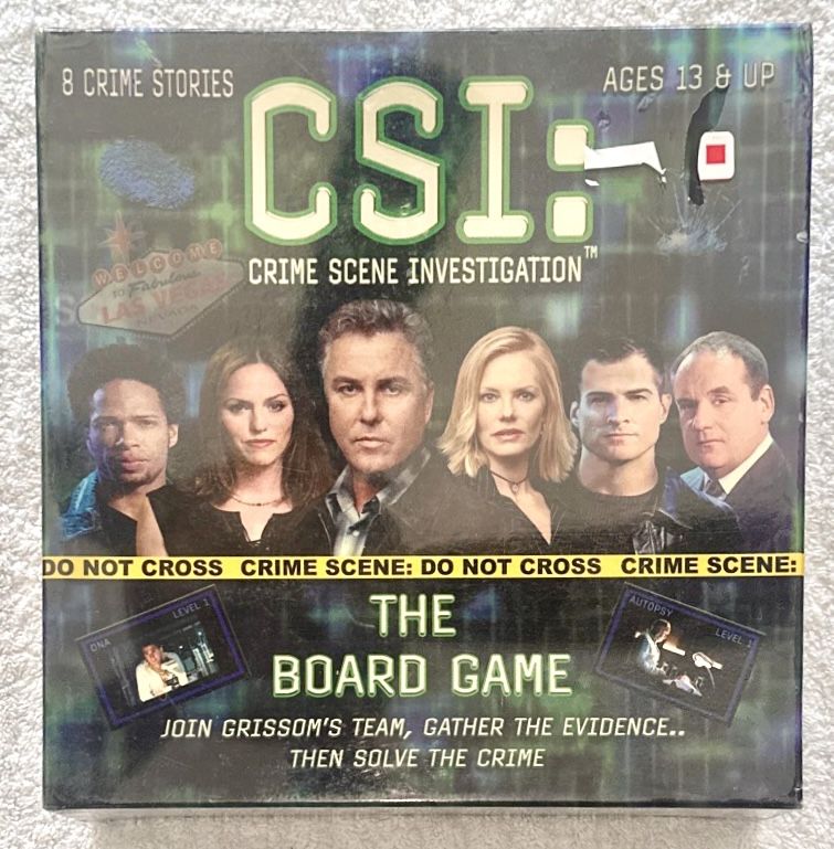 Crime Scene Investigation – The Board Game. New in package!