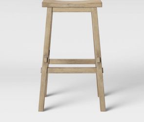 Wood Barstool /natural Wood Color