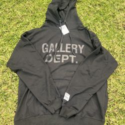 Gallery Dept Black Hoodie 