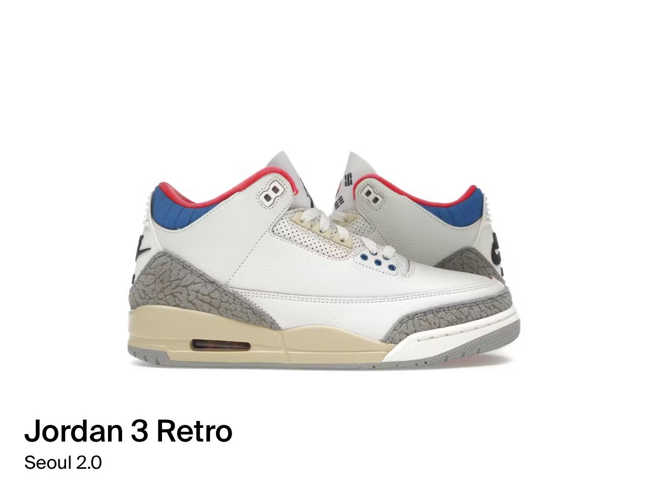 Nike Air Jordan 3 Retro OG SP IB1482 100 Men Size 6.5