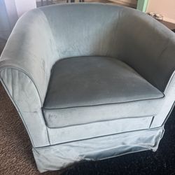 Velvet Spinning Chair couch loveseat 