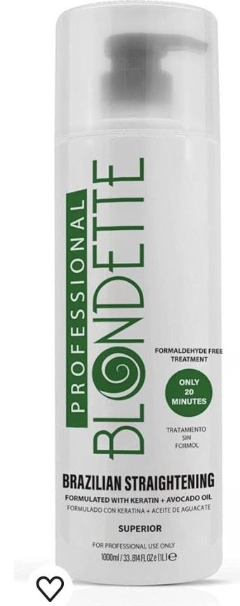 Keratin Blondette Organic of avocado oil 33.8oz ( Keratina Blondette sin formol de aceite de aguacate🥑33.8oz)
