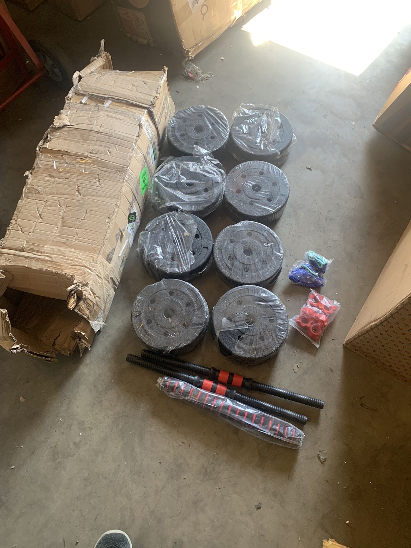 50KG Adjustable Dumbbell Set Brand New In Box