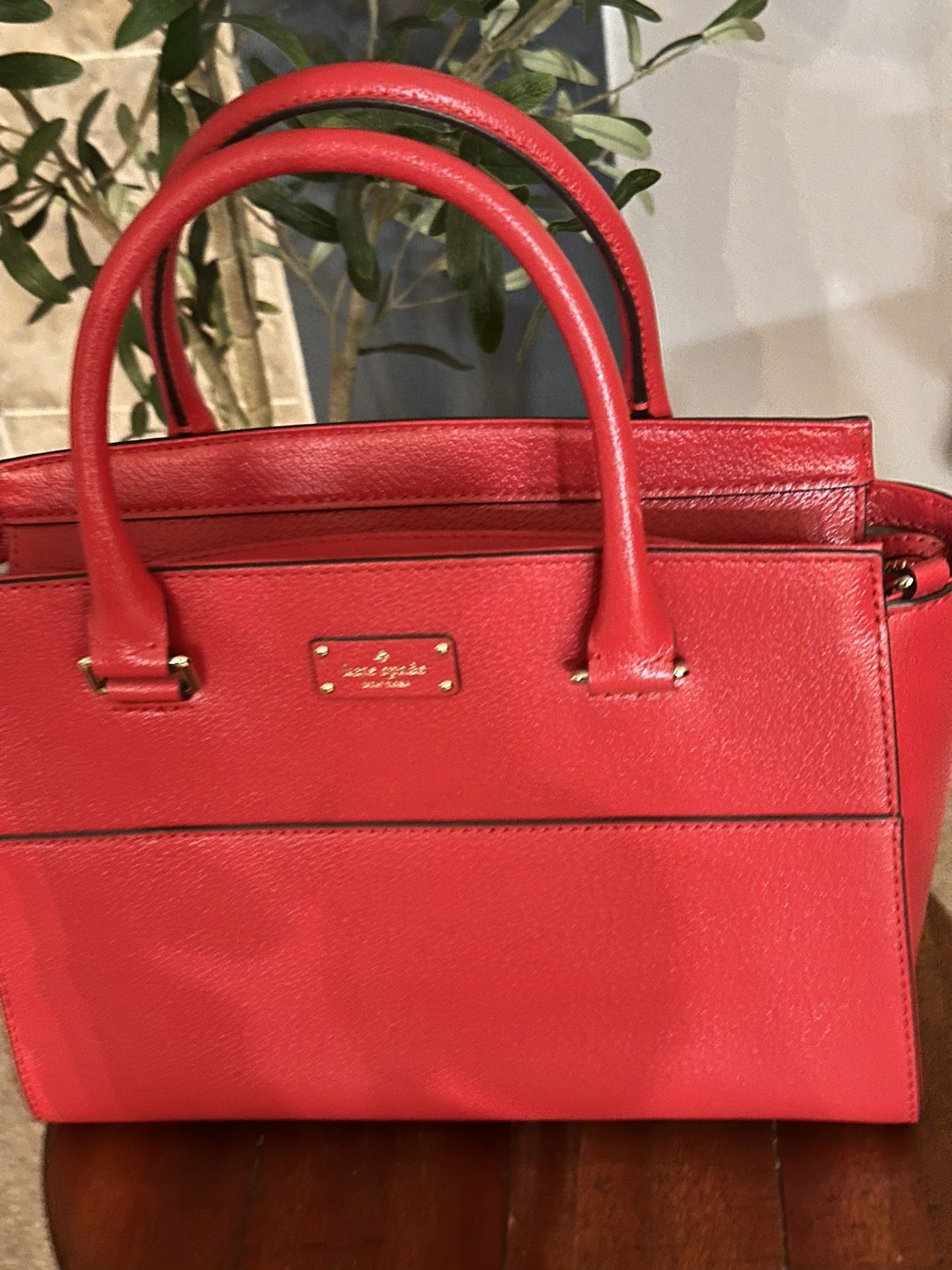 Beautiful Red Kate Spade Satchel 