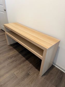 IKEA Light Wood TV Stand / Console Table