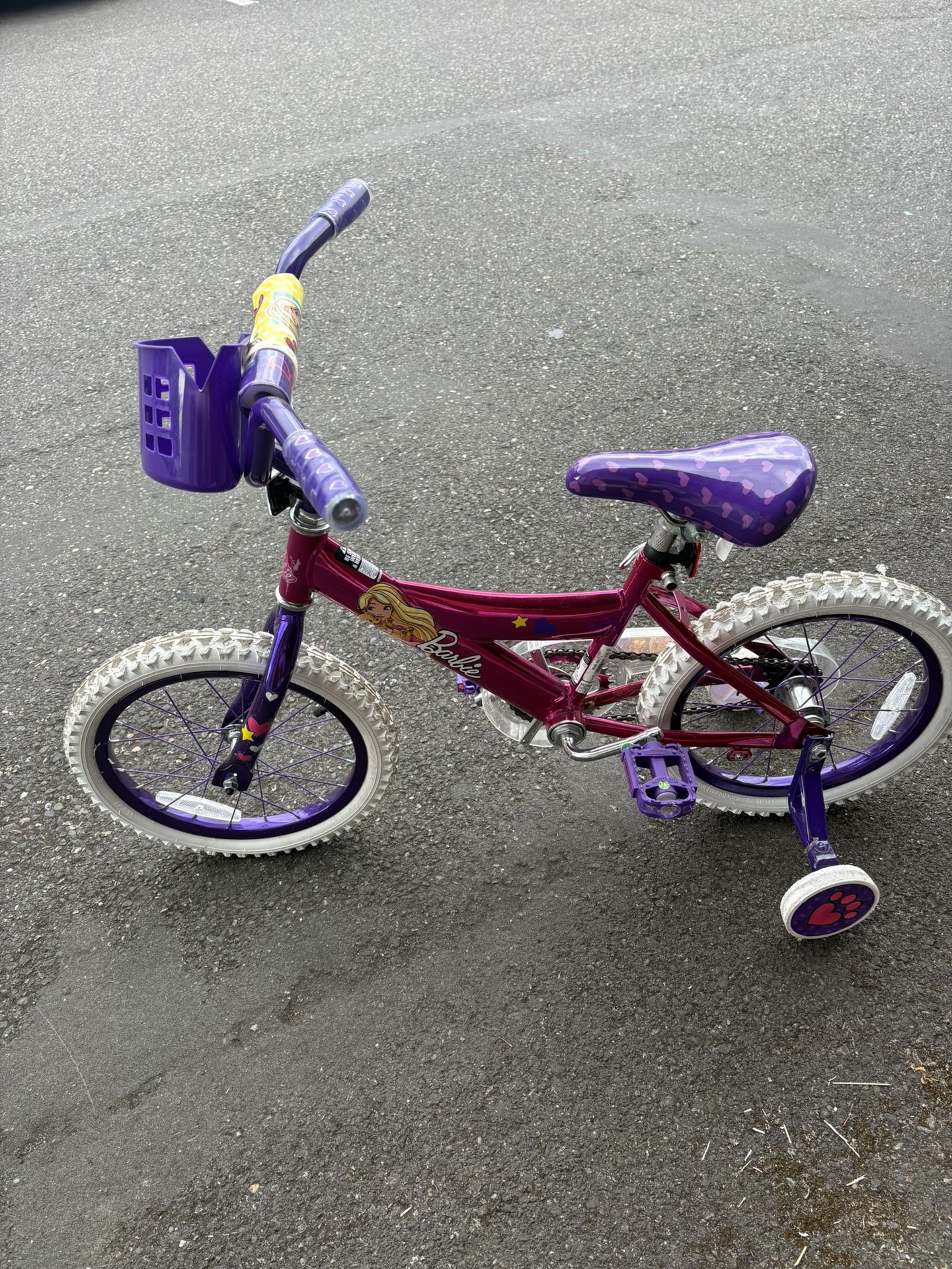 Girls Barbie bike