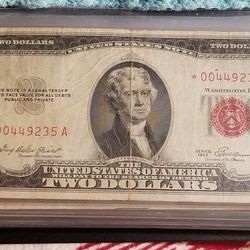Red Seal 1953 Series Two Dollar Note