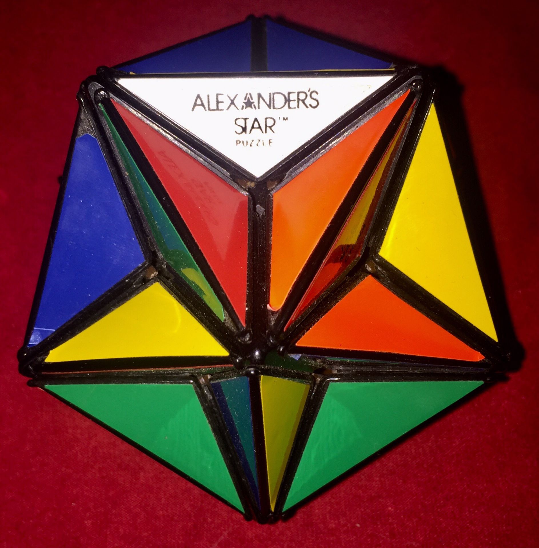 Vintage Original 1982 Alexander’s Star Rubiks Cube 3D Puzzle