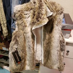 Fur Lady Vest Brand New 