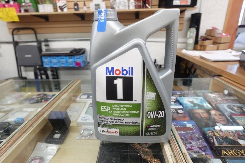 Mobil 1 ESP X2 Full Synthetic Motor Oil 0W-20, 5 Quart