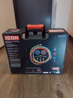 ICON R1234YF A/C Manifold Gauge Set