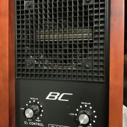 Ozone Generator Air Purifier – Wood Cabinet Ionizer – Removes Smoke, Odors, Pets