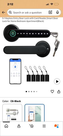 Smart Lock Fingerprint Door Lock