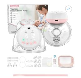Totmizby Hands Free Wearable Breast Pump - 12 Levels & 3 Modes Electric Breast Pump with Remote Control