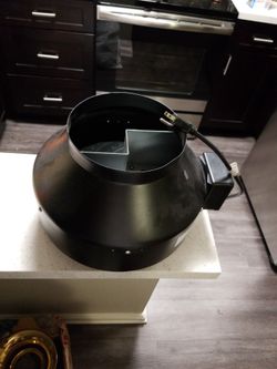 Hurricane Inline Duct Fan.