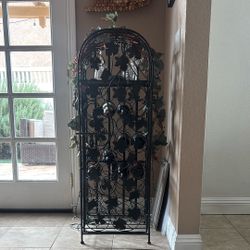 Rod Iron Wine Rack