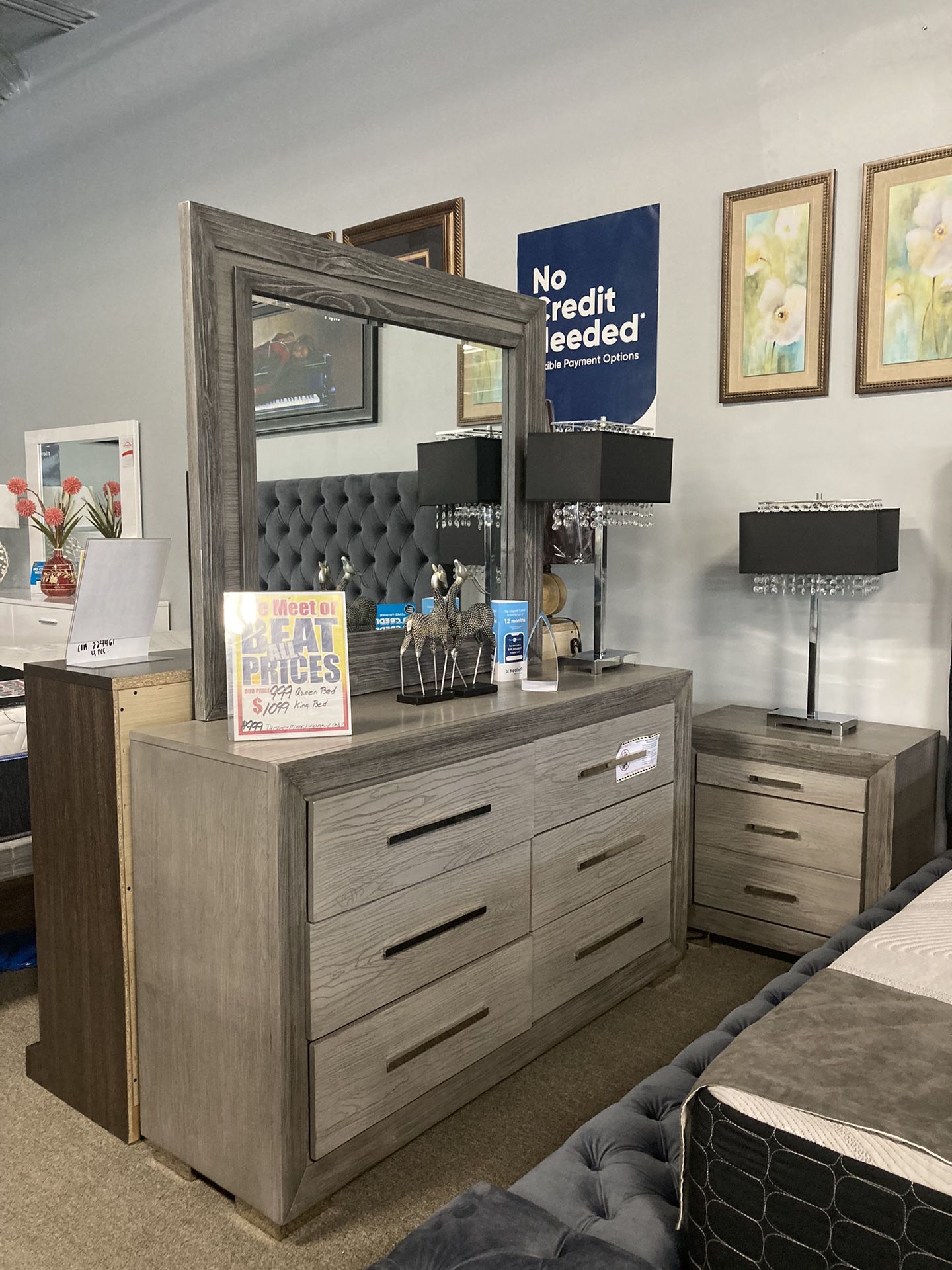 dresser mirror nightstand 🧸🔥$899