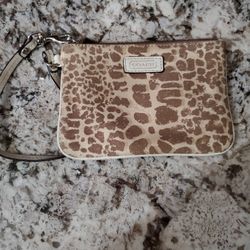 Wristlet,  Leopard Print