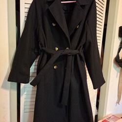 Black Long Trench Coat