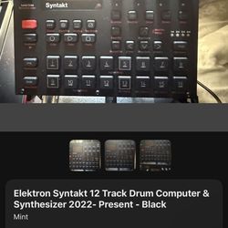 Elektron syntakt , Analog & Fm Drum synth