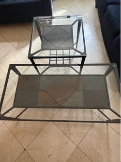 Glass tables