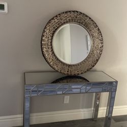 console and mirror 