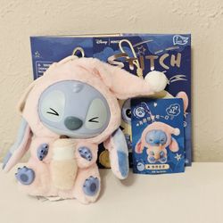 Disney X Miniso  Stitch Blind box Milk Tea Desire Plush Plushy Toy Gift