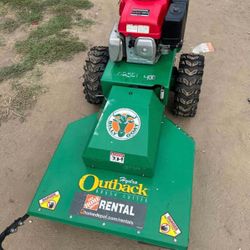 Outback 26 in. 388 cc Honda Engine Gas Pull Start Walk Behind Self Propelled Lawn Mower