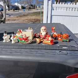 Rare Plastic Vintage xmas