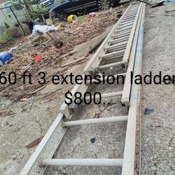 60 Ft Werner 3 extension Ladder