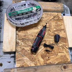 Hyper Tough 12v Cordless Rotary Tool With 276pc Accessories Kit