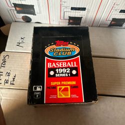 1992 Topps Stadium Club Baseball Cards