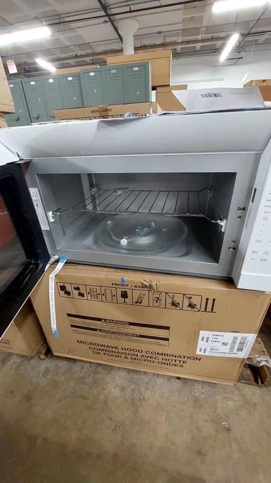 NEW KITCHENAID MICROWAVE HOOD COMBINATION J