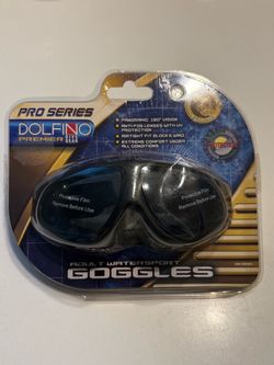 New Dolfino Pro Series Adult Watersport Goggles