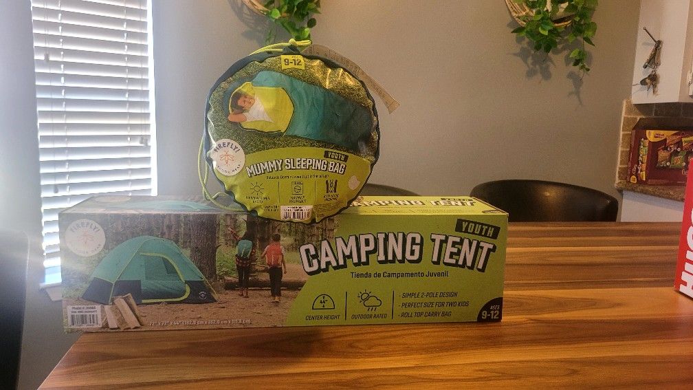 Campint Tent And Sleeping Bag Youth