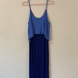 Royal Blue Maxi Dress | Size M