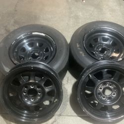 Mickey Thompson MT Slick Honda 24.5 X 8 R13 Slicks Rims And Skinnies 600