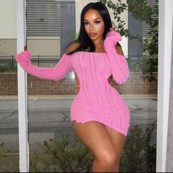 Mini Dress Pink 