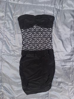 Fancy strapless dress